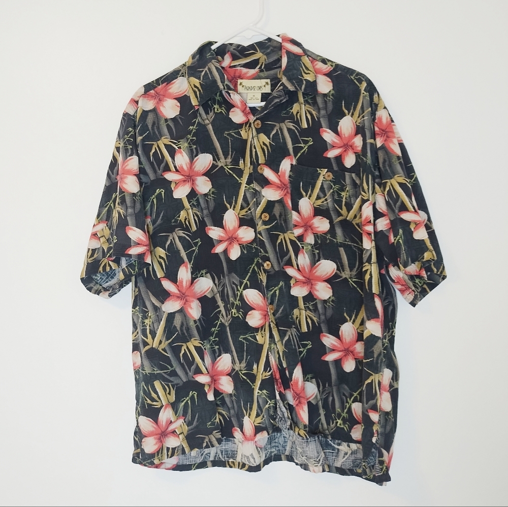 Paradise Coves silk button up